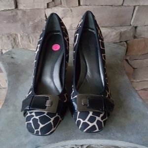 Bandolind Animal Print Wedges